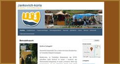 Desktop Screenshot of jankovichkuria.hu